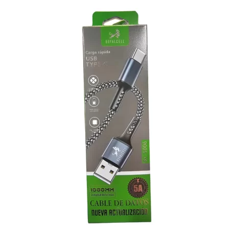 Cable Usb A Tipo C Royalcell, Carga Rápida 5A