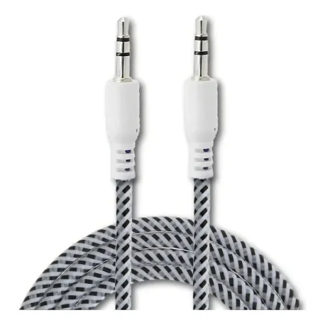 Cable Miniplug A Mini Plug Aux 3.5 Reforzado Mallado 1 metro Audio