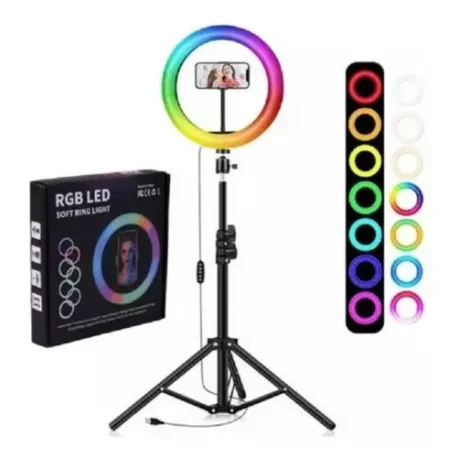 ARO DE LUZ RGB C/Tripode