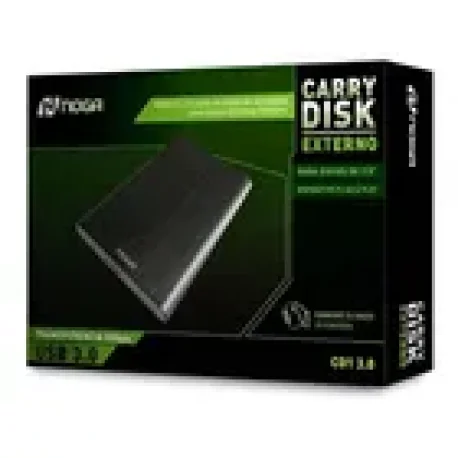 Case Externo Noga Cd1 Carry Disk Hdd Ssd 2.5'' Sata Usb 3.0 Color Negro