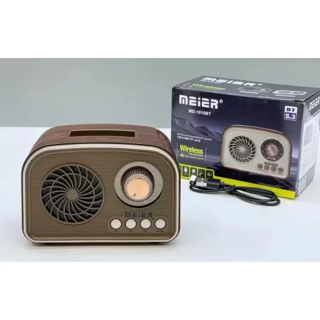 Radio Retro, Sd, Bluetooth. Usb. Marrón ,Parlante.