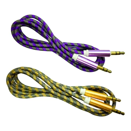 Cable Auxiliar (1 Metro) Miniplug A Miniplug 3.5mm
