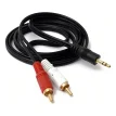 Cable Auxilia Rca Audio A Mini Plug Parlantes 1.5 Mt