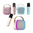 Parlante Bluetooth Mini Portatil Led Rgb Karaoke 1 Microfono