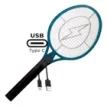 Raqueta Paleta Mata Mosquitos Moscas Recargable Usb